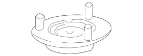 Br3z-18183-d Ford Genuine Upper Mount