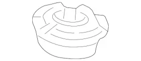 Cg1z-18197-a Ford Genuine Suspension Shock Absorber Mount Insulator