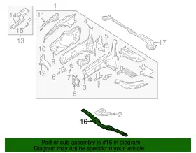 Cv6z-7810684-a Ford Genuine Cross Rail #2