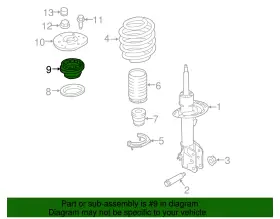 F2gz-18198-b Ford Genuine Strut Bearing #3