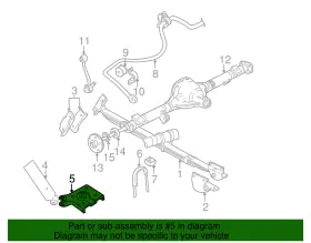 F57z-5798-ae Ford Genuine Mount Plate #2