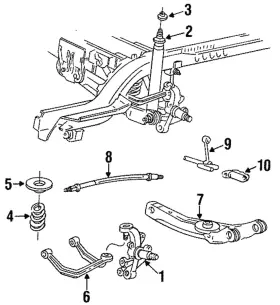F6dz-18198-d Ford Genuine Insulator - Shock Absorber