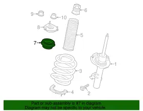 Fk2z-18183-a Ford Genuine Upper Mount #2
