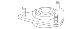 Fr3z-3a197-b Ford Genuine Upper Mount