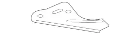 Kv6z-16060-a Ford Genuine Lower Brace Mount Bracket Kv6z-16060-a Ford Genuine Lower Brace Mount Bracket