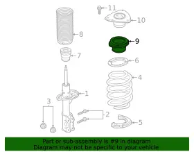 Lb5z-18198-a Ford Genuine Strut Bearing #2