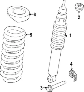 Pc3z-18197-a Ford Genuine Shock Insulator