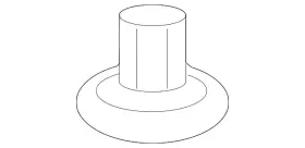 W520115-s440 Ford Genuine Mount Bracket Nut