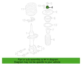 W700212-s437 Ford Genuine Top Nut Sold As Package Of 4 #2