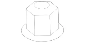 W700212-s437 Ford Genuine Top Nut Sold As Package Of 4