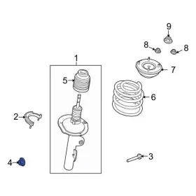 W704790-s440 Ford Genuine Upper Bracket Nut #2