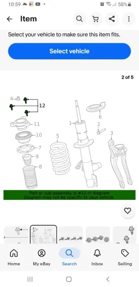 W719954-s439 Ford Genuine Upper Mount Bolt Explorer Aviator Pack Of 4 Bolts Oe #3