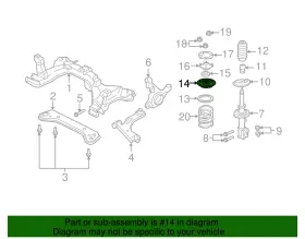 Yl8z-5a306-aa Ford Genuine Spring Retainer Plate #2