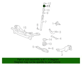 Ys4z-18a161-daa Ford Genuine Lower Insulator #2