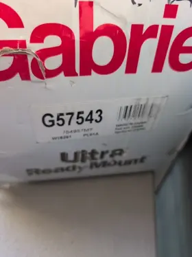 G57543 Gabriel Strut/coil Spring And Right Cv Half Shaft