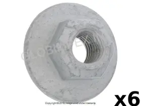 Paf-003-923 Genuine Porsche For 2012-2024 Shock Mount Nut 8 Mm Front Upper 6 Pcs