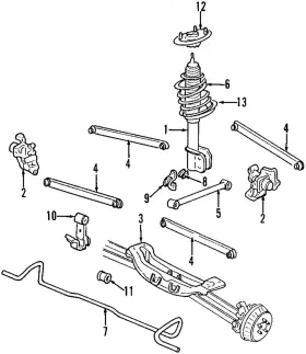 10410964 Gm Genuine Strut Mount
