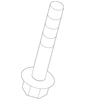 11603936 Gm Genuine Strut Bolt