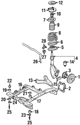 12533145 Gm Genuine Strut Mount