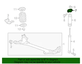 13367782 Gm Genuine Rear Shock Absorber Mount #3