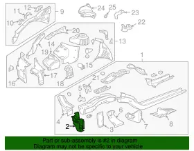22745451 Gm Genuine Passenger Side Engine Cradle Front Support #2