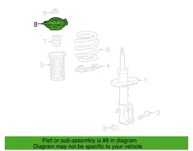 39028988 Gm Genuine Front Suspension Strut Mount #2