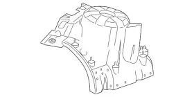 84713680 Gm Genuine Passenger Side Front End Sheet Metal Cross Brace Bracket