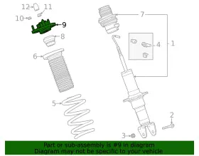 84746060 Gm Genuine Front Shock Absorber Mount #2
