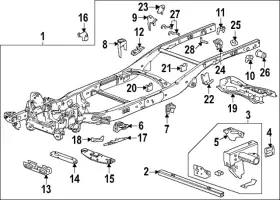 86570323 Gm Genuine Suspension Support