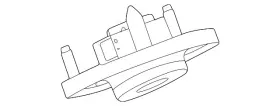 87827442 Gm Genuine Shock Mount