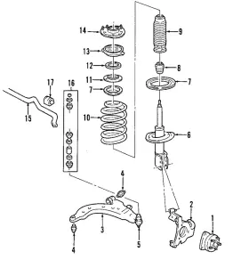 88946422 Gm Genuine Upper Mount