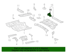 88970855 Gm Genuine Bracket Rear S/abs Upper #2