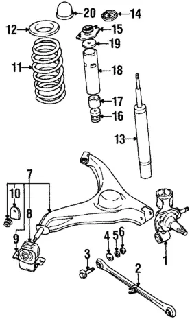 91171891 Gm Genuine Strut Mount