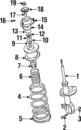 91171892 Gm Genuine Strut Mount