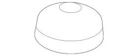 92232355 Gm Genuine Front Suspension Strut Nut Cap #3