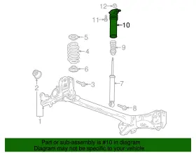 95355614 Gm Genuine Rear Shock Absorber Mount #3