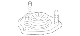 22983301 Gm Genuine Parts Front Shock Absorber Mount #3