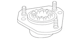 23111833 Gm Genuine Parts Front Suspension Strut Mount