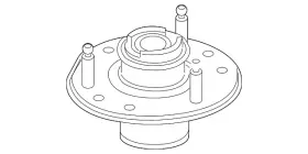 23312166 Gm Genuine Parts Front Suspension Strut Mount