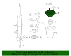85541993 Gm Genuine Parts Front Shock Absorber Mount #2