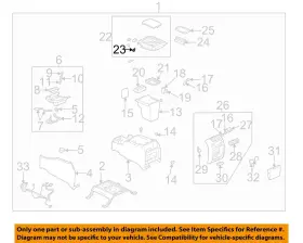 15760826 Gm Oem 01-02 Sierra 1500 Hd Console Center Console-lock Cylinder