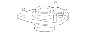 51670-t3v-a01 Honda Genuine Rubber Front Shock Absorber Mounting