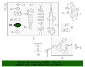 51688-tk8-a01 Honda Genuine Spring Upper Seat #2