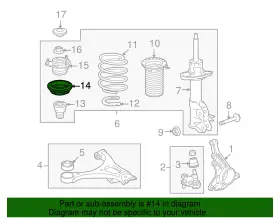 51726-sna-g01 Honda Genuine Strut Bearing #2