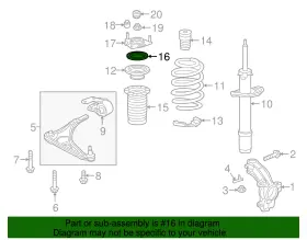 51726-thr-a01 Honda Genuine Strut Bearing #2