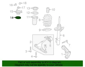 51726-tz5-a01 Honda Genuine Strut Bearing #2