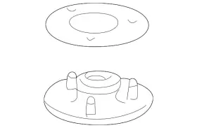 51920-s3y-013 Honda Genuine 2000-2006 Insight - Rubber Front Fork Mounting