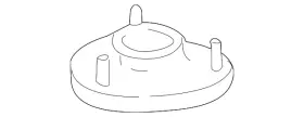 51920-s9v-a01 Honda Genuine Suspension Strut Mount