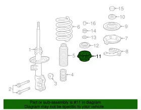 51920-tg0-t01 Honda Genuine Strut Mount #2
