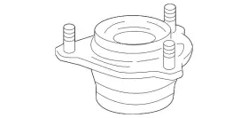 51920-tr7-a11 Honda Genuine Suspension Strut Mount